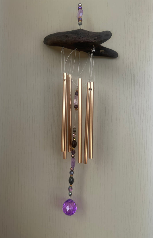 pohutukawa windchime - amethyst
