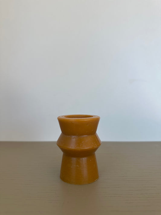 tier candle stand                            beeswax single
