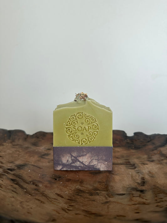 soap - green clay               patchouli & eucalyptus
