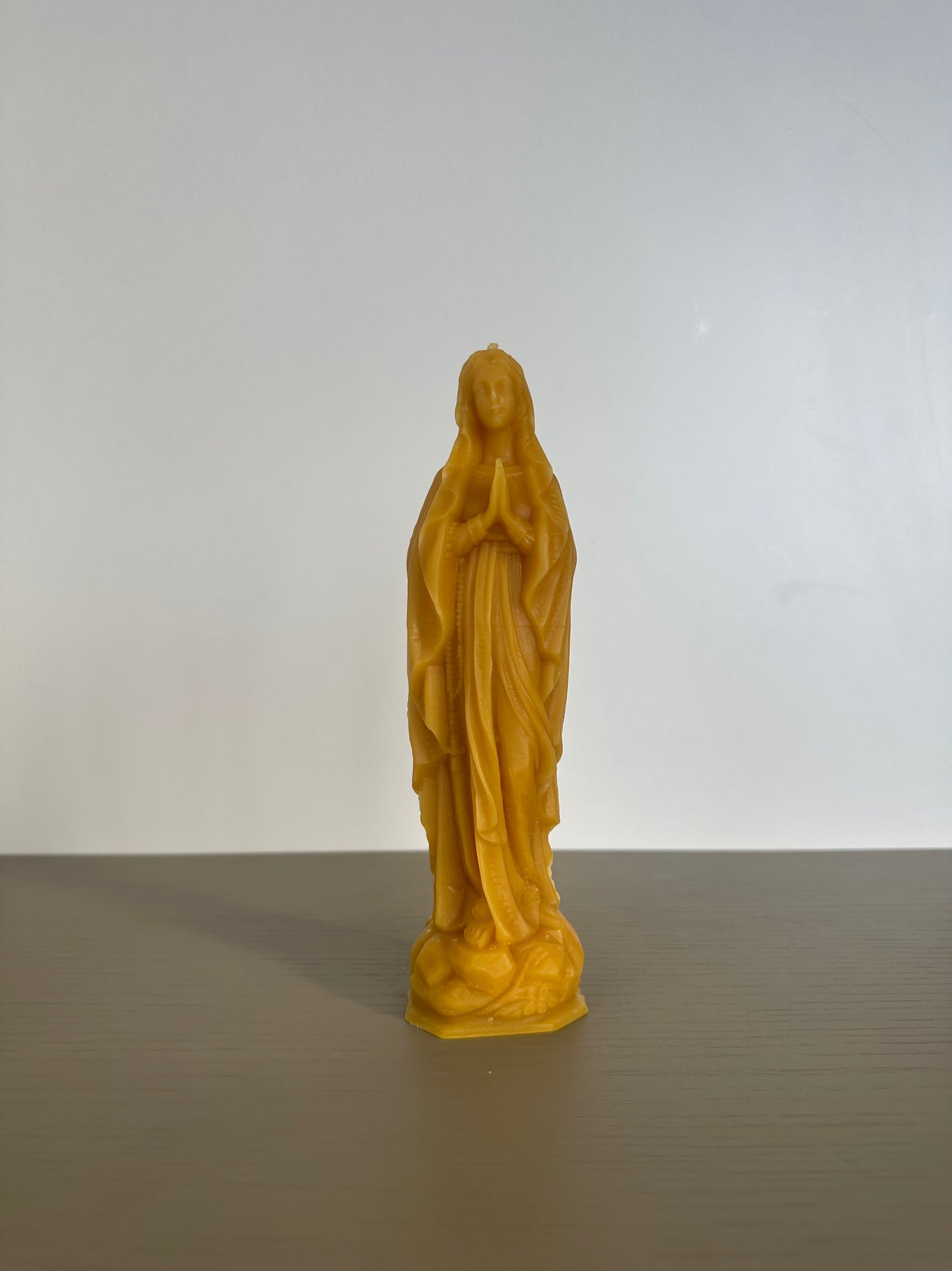 beeswax candle -                        the holy mother Mary