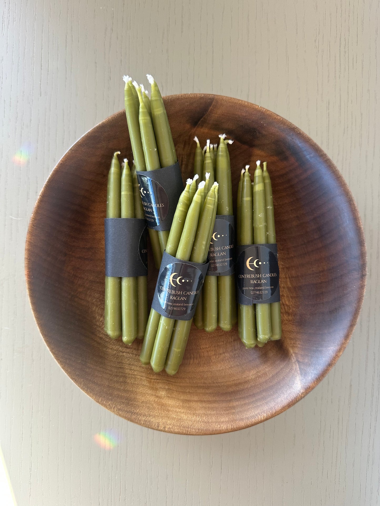 beeswax candles -                     celebration/mediation candles          7 pack