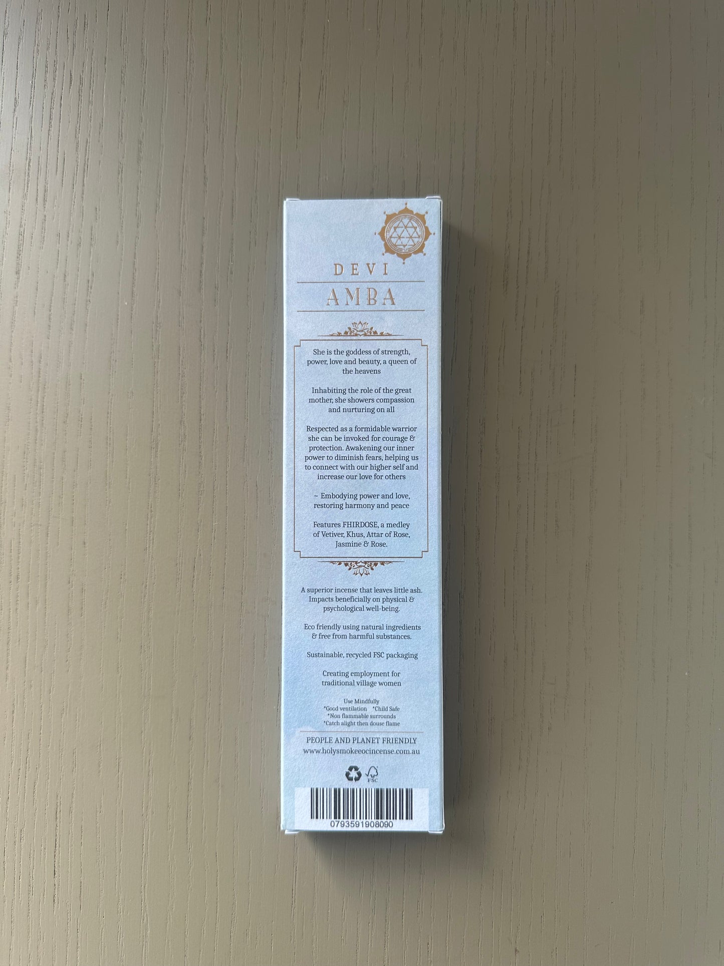 incense sticks - ‘amba’ by holy smoke